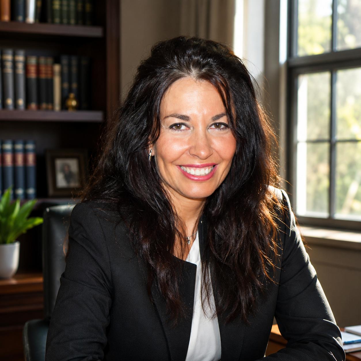 Retrato de Cathy, directora de la Escuela CAPAS